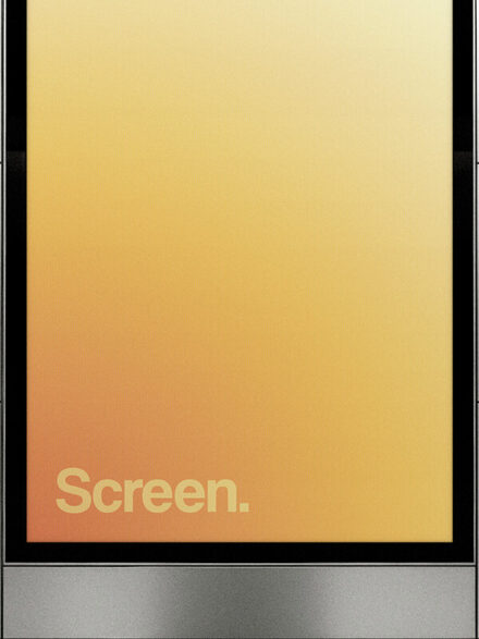 Vertical Metal Panels Screen Mockup Graphics - Image 7