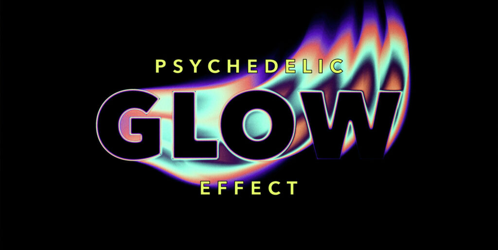Psychedelic Glow Text Effect Extra - Image 1