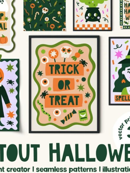 Cutout Halloween Print Creator Graphics - Image 2