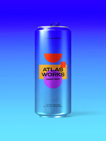 Slim Can Mockup Graphics - Image 1