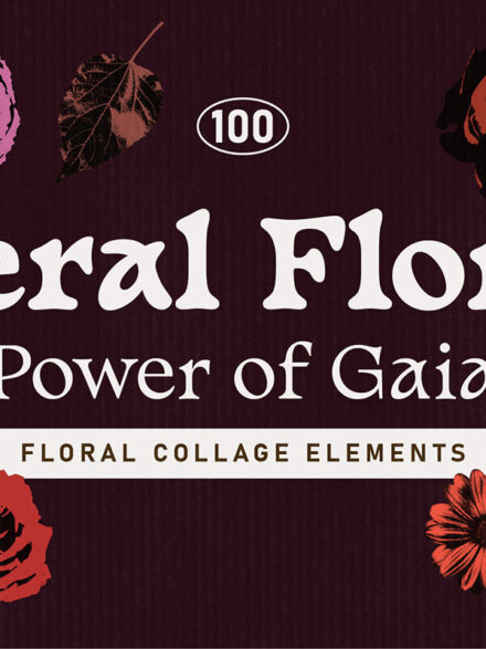Feral Flora Collage Elements Graphics - Image 1
