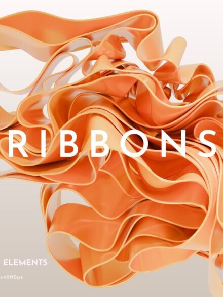 Ribbons Abstract 3d Elements Graphics - Image 4